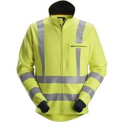 Snickers Workwear 2864 ProtecWork Sweatjakke HighVis klasse 3, gul/navy