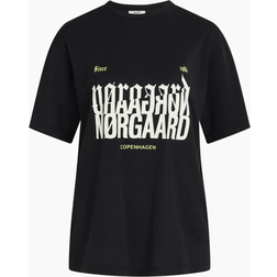 Mads Nørgaard Washed Jersey Dassel Tee - Black