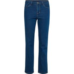 Kaffe Women Kavicky Straight Jeans - Blue