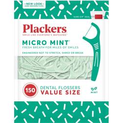 Plackers Micro Mint Dental Flossers 150-pack