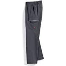BP Work Trousers With Elasticated Back - Dark Grey