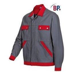 BP Arbeitsjacke 1454 720 dunkelgrau/rot, Größe 106/110