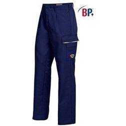 BP Work Trousers With Elasticated Back - Dark Blue