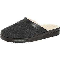 Fischer Men's Open-Back Slippers - Black/Anthrazit