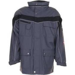 Planam Allwetterjacke Plaline schiefer/schwarz