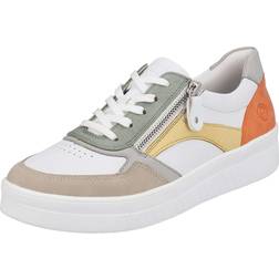 Remonte Sneaker Met Rits - Wit/Multicolor