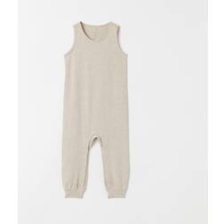 Polarn O. Pyret Jumpsuit med applikation baby beige