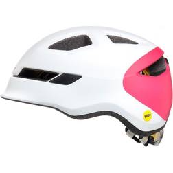 KED Cykelhjelm Pop Mips 52-56 cm White Magenta