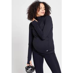 MP Women's Power Maternity 1/4 Zip Black