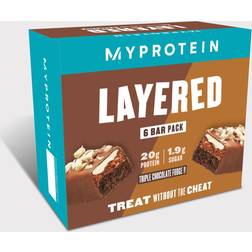 Myprotein 6 Layer Protein Bar 6 x 60g Triple Chocolate Fudge