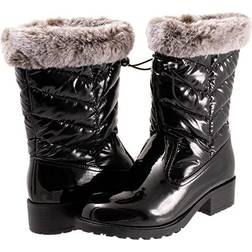 Trotters Bryce Black Patent Women's Boots Black B