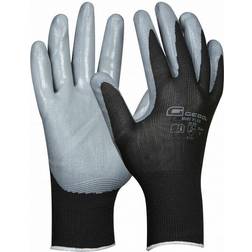 Gebol Guantes de trabajo Midi Flex (10, Gris/Negro, par)