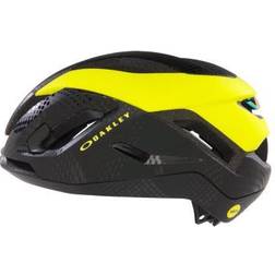 Oakley aro5 race mips strasenhelm schwarz gelb