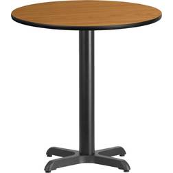 Flash Furniture XU-RD-24-NATTB-T2222-GG Dining Table