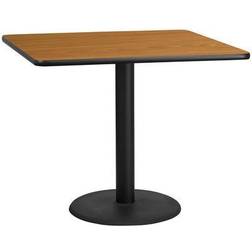 Flash Furniture XU-NATTB-4242-TR24-GG 42" Square Dining Table