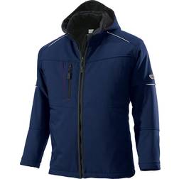 BP Men's Soft Shell Jacket Stand-Up Collar Front Zip - Midnight Blue