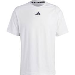 Adidas Train Icons 3 Bar Logo Training T-shirt - White