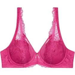 Triumph Wild Peony Florale Wired Bra - Guava