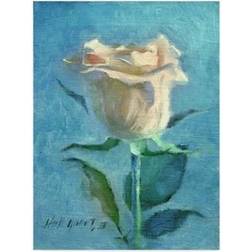 Trademark Fine Art Hall Ii Rose On Table' Framed Art