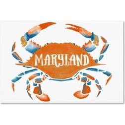 Trademark Fine Art Lantern Press 'Crab' Canvas Wall Decor