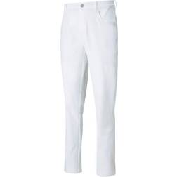 Puma Men's Jackpot 5 Pocket Golf Pants - White