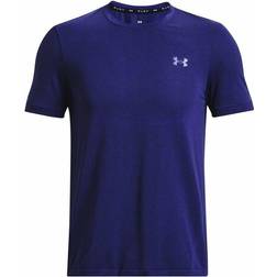 Under Armour Men's Rush Seamless Legacy Short Sleeve T-shirt - Sonar Blue/Black