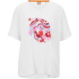 HUGO BOSS C eshoulder Print T-shirt - White