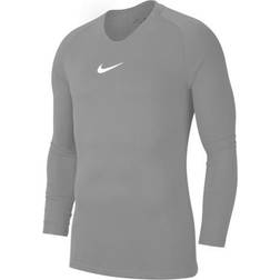 Nike Dri-FIT Park First Layer Men's Soccer Jersey - Pewter Grey/White