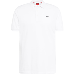 HUGO BOSS Donos Polo Shirt - White/Black