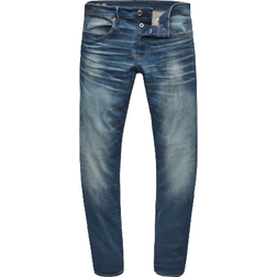 G-Star 3301 Regular Straight Jeans - Worker Blue Faded