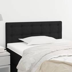 vidaXL Svart 90x5x78/88 cm Tyg Sänggavel