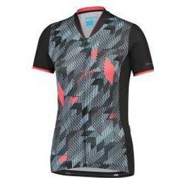 Shimano Short Sleeve Zip Jersey - Black Blue
