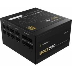 Strømforsyning Forgeon Bolt 750 W 80 Plus Gold modulær