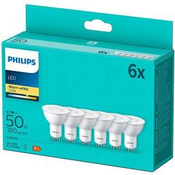 Philips LED-lampa GU10 380 lm 6-pack