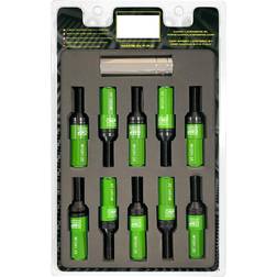 OMP Kit de tornillos OMPS09971208 28 mm Verde M12 x 1,25