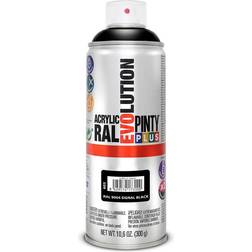 Pintura Spray PintyPlus Evolution RAL 9004 Negro Seíales Negro 0.4L