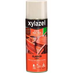 Xylazel Classic Teak Oil Spray 400 ml - Matte Finish Brown