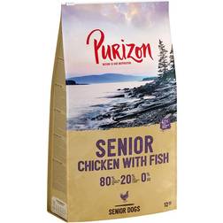 Purizon Ekonomipack: hundfoder 2 Senior Chicken & Fish