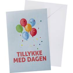 Kort med Konvolut Tillykke med Dagen