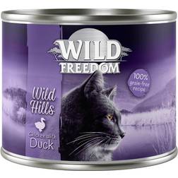 200g/400g Wild Freedom Wet Cat Food 20 + 4 Free!* Wild Duck Chicken