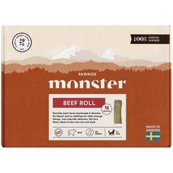 Monster Hundgodis Rawhide Beef Roll Box Medium