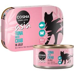 Cosma Asia In Gelatina 24 x 170 g Alimento Umido Per Gatti