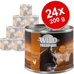 Wild Freedom 200g/400g Wild Freedom Wet Cat Food 20 + 4 Free!* Golden Valley Chicken