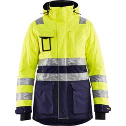 Blåkläder dame vinter parka, Hi-vis Gul/Marine