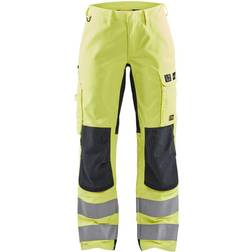 Blåkläder Multinorm arbetsbyxa dam, Hi-Vis yellow/marinblå