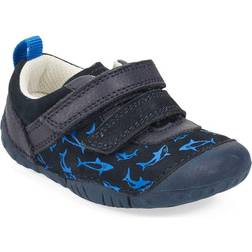 Start-rite Little Fin, Navy nubuck boys riptape pre-walkers