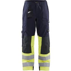 Blåkläder arbetsbyxa dam, Marin/Hi-Vis gul