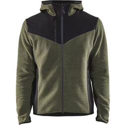 Blåkläder Veste tricotée avec Softshell vert foncé/noir T2XL 594025364199XXL