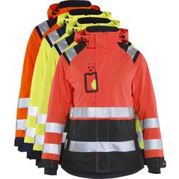 Blåkläder 49041987 DAMEN-HIGH-VIS-SHELL-JACKE, Orange/Marineblau, grootte