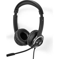Nedis Datorheadset CHSTU310BK USB-A/C